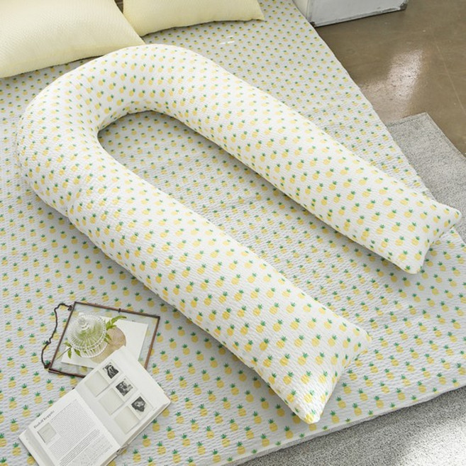 시어서커 패턴 U자형 바디필로우 솜포함, (U자형)시어서커패턴_쿨링도트