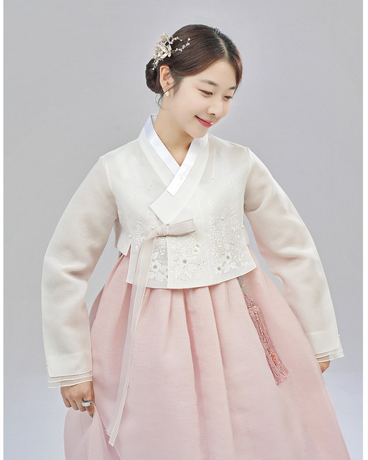 설화 미니당의 신부한복 하객한복