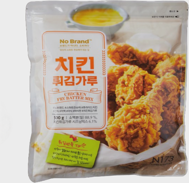 노브랜드 치킨튀김가루 500g, 10개