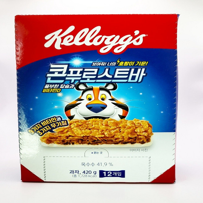 켈로그 호랑이기운 콘푸로스트바, 35g, 108개