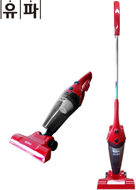 유파 2in1 핸디 스틱 유선 진공청소기, EKV-S1005, 혼합색상
