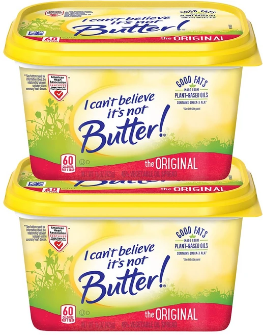 I Cant Believe Its Not Butter 아이캔트빌리브잇츠낫버터 오리지널 스프레드 425g 2팩, 2개 - 쿠팡