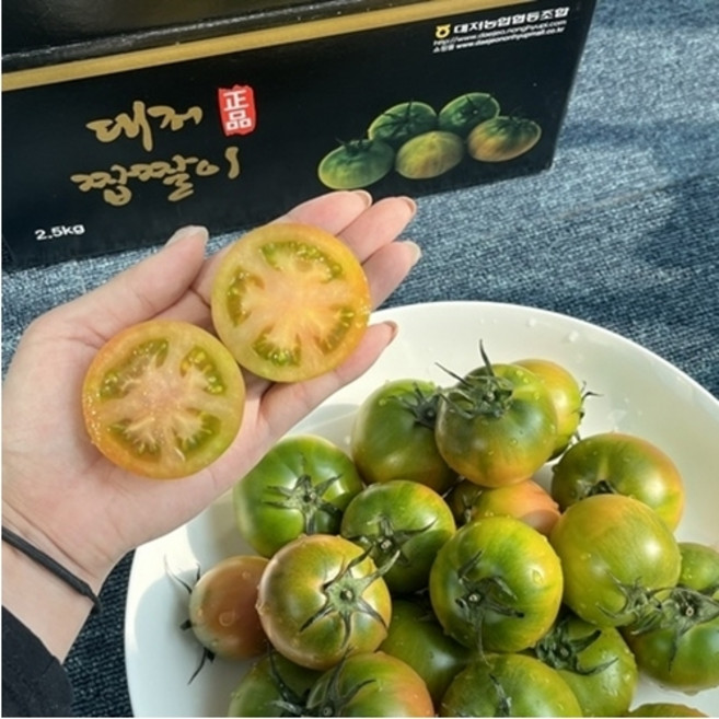 [짭짤한]농수산 고당도 부산 대저 짭짤이 토마토 2.5kg, 1박스, 특 대저토마토 M