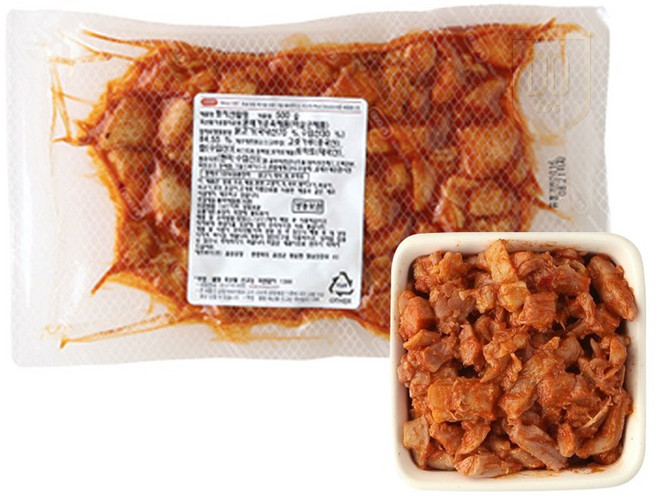 [피자다] 에쓰푸드 핫바베큐치킨 500g, 1개