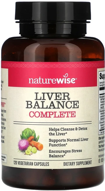 네이쳐와이즈 리버 밸런스 컴플리트 120 베지캡슐, 5개, 120정 - 쿠팡