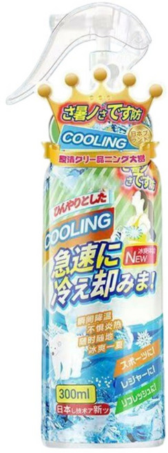 日本涼感噴霧 舒涼制汗噴霧 3瓶裝, 1個, 300ml