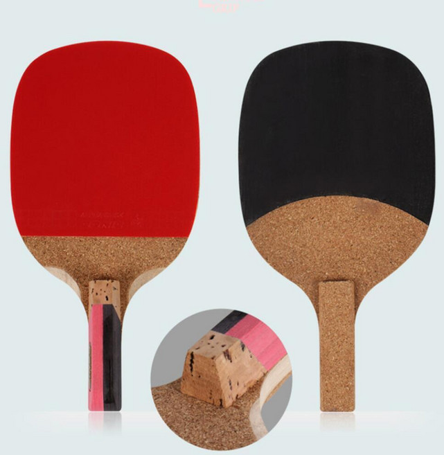 선수용 탁구채 코르크 펜홀더 라켓 경기용 고급 탁구라켓, 1개