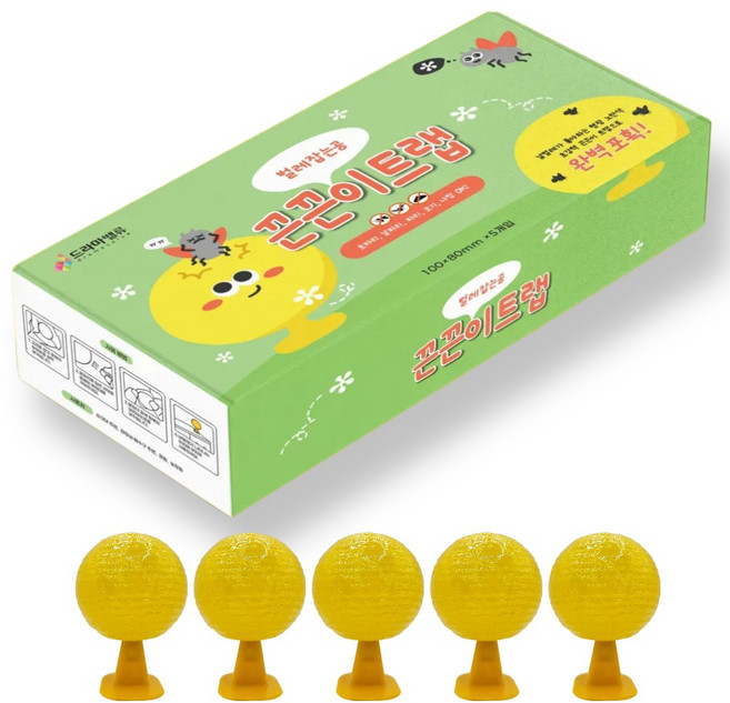 드라마벨류 벌레잡는 공 끈끈이 트랩, 5개