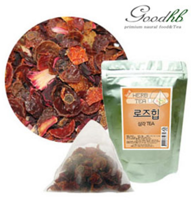 삼각티백차 로즈힙 25개입(티백당1.1g) / 친환경 PLA 망으로 안전한, 1개, 25개입, 27.5g
