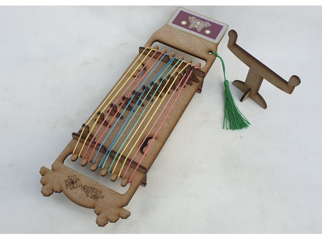 미니 가야금 키트 만들기 세트 DIY 키트, 1개