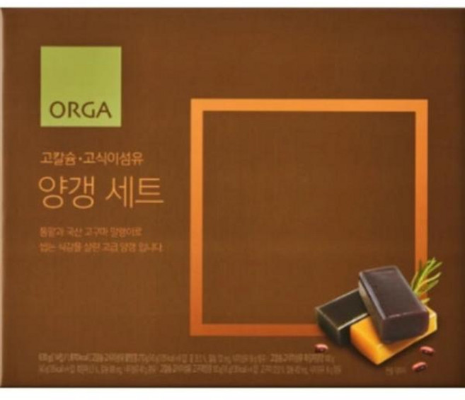 올가 고칼슘 고식이섬유 양갱세트(45gx14입), 3개, 630g