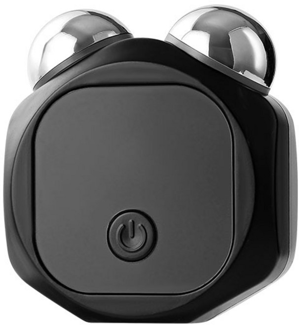 全身按摩儀 迷你美容儀 瘦臉神器 臉部按摩器 促進吸收 護膚, 一台, 黑大帥