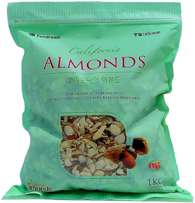 푸드림 아몬드 슬라이스, 1kg, 1개