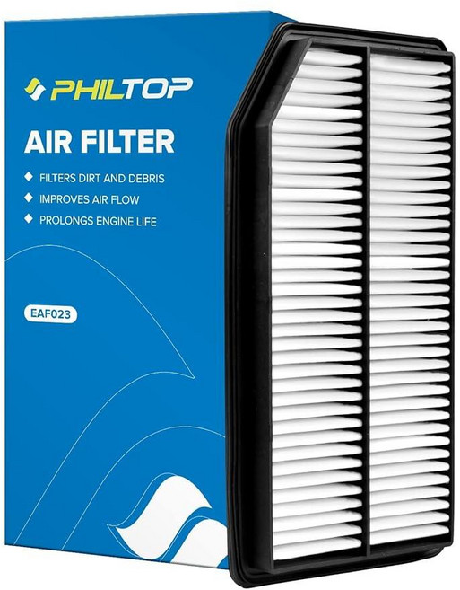 PHILTOP 엔진 에어 필터 CA10015 혼다 릿지라인 2006-2014와 호환 성능 향상 리지드 패널
