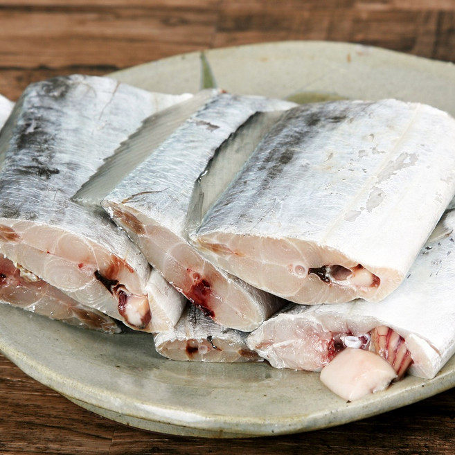 두툼한 냉동 절단 갈치, 1개, 600g