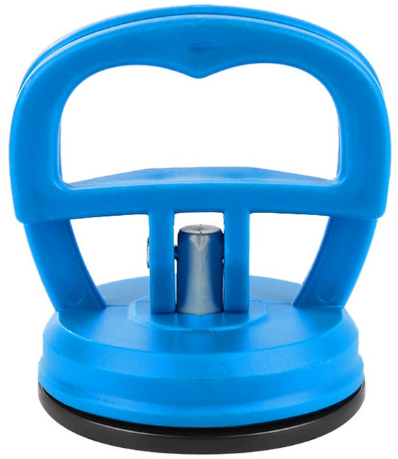 자동차 덴트 수리 풀러 흡입 차체 패널 빨판 리무버 도구 유리 금속 키트용 헤비 듀티 고무, 파란, 1개