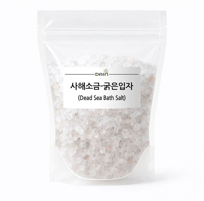 [다인] 사해소금(Dead Sea Bath Salt)-굵은입자, 1개, 100g