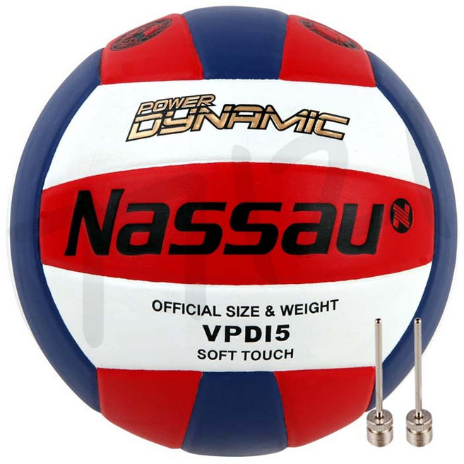 낫소 파워다이나믹 배구공, VPDI + 펌프핀 2개, 1개