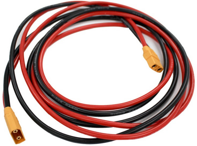 엠디홍 퀀텀캣 12AWG 보조 연장선 2m 검빨 파워탭 파워뱅크 MPPT 시거잭 20A 주행충전기용, 1개