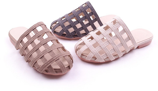 풋풋 벨라 그리드 뮬 아동슬리퍼 블로퍼 아동샌들