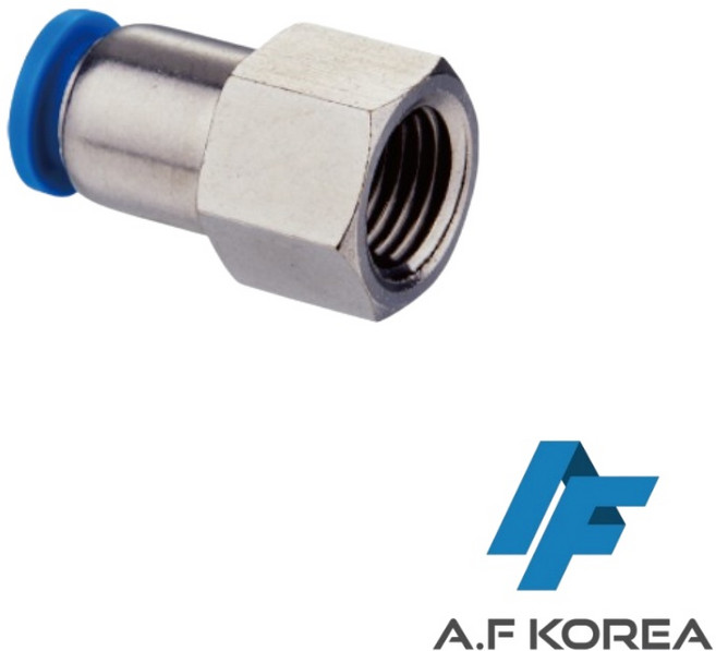 (4 6파이) 일자 PCF타입 원터치 피팅 휘팅 (10EA) [에이에프코리아], FPCF06-02, 1개