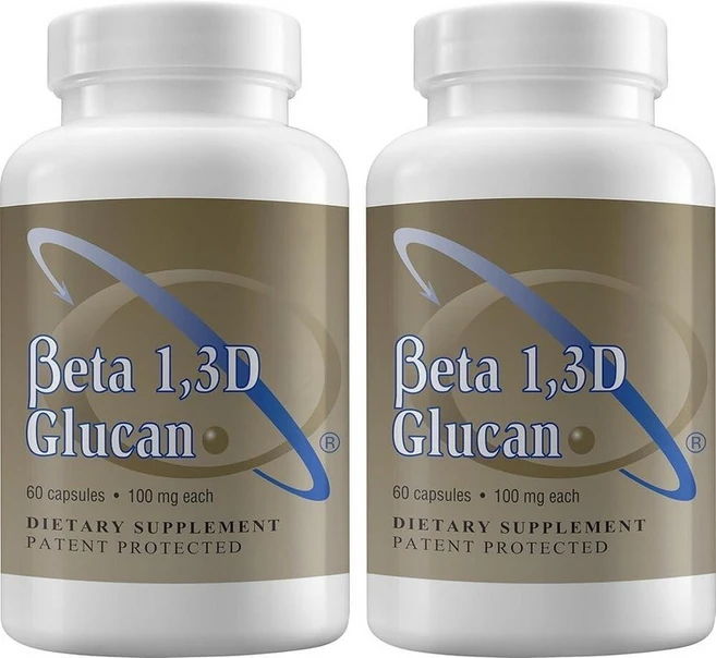 Transfer Point 면역 지원 보충제 고도로 정제된 베타 1 3D 글루칸 캡슐 당 100mg (베타글루칸 섬유) (3팩) - 쿠팡