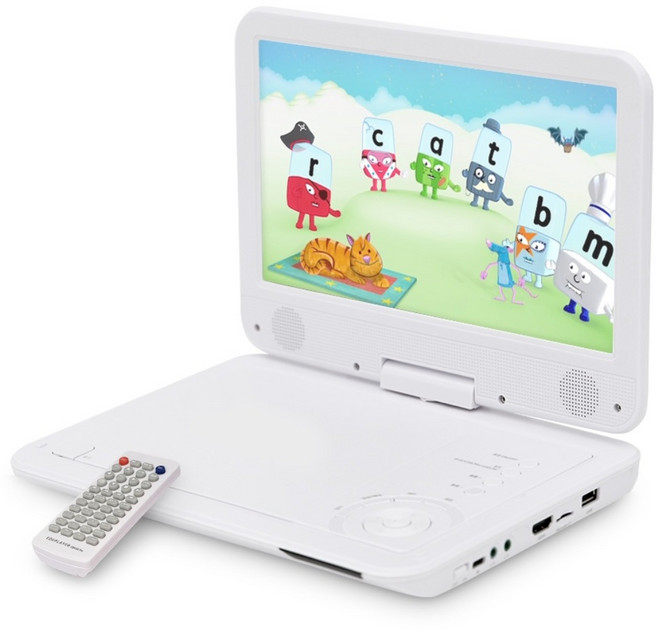 에듀플레이어 DVD플레이어 EDP101 Pro BT 블루투스 USB-C, 화이트