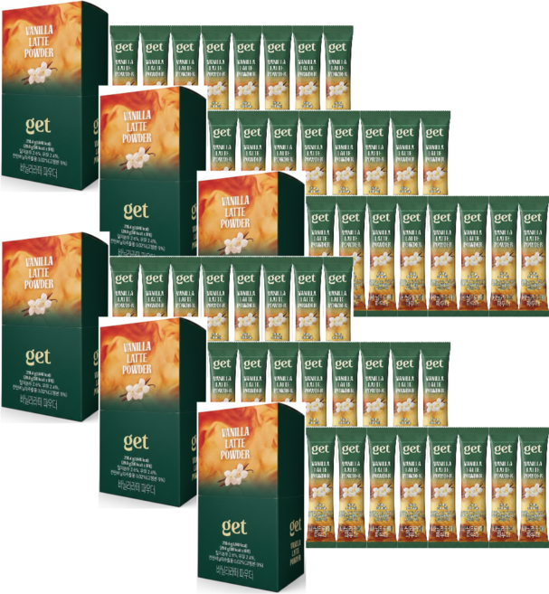 GET 바닐라라떼 파우더, 48개, 29.8g