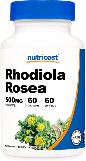 뉴트리코스트 로디올라 로시 500mg 글루텐 프리 캡슐, 60정, 1개