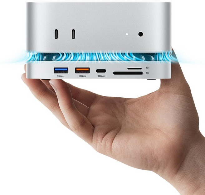 Mac Mini M4 MOVE SPEED USB-C [10-in-1 SSD] HDMI 4K 60Hz USB-A(105Gbps) PD SDTF 2TB
