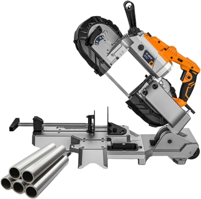 로로랜디 금속 절단기 탈착식 BANDSAW 커팅기 모형절단 밴드쇼 각도 절단기 1100W 공업용 알미늄 철 커팅기, 1개