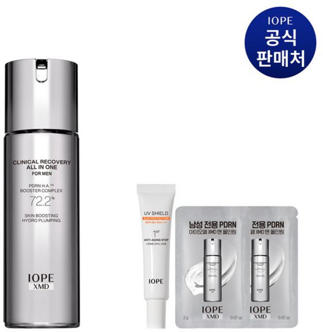 아이오페 XMD 클리니컬 리커버리 올인원 포 맨, 1개, 120g