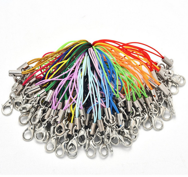 DIY 핸드폰 고리 폰고리, 100개, 선택16)색상혼합, 7cm