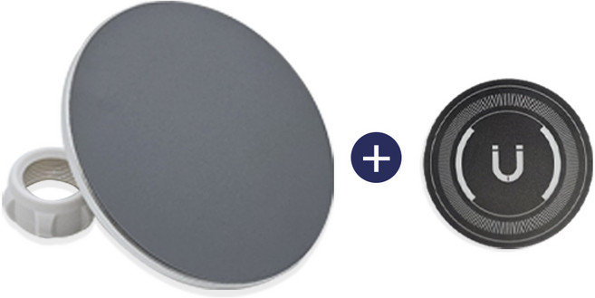 갤럭시탭 아이패드 태블릿 마그네틱 분리형 17mm 공용 볼헤드 맥세이프 거치대 헤드 2in1, 1개, 화이트, 마그네틱 헤드+아이언써클