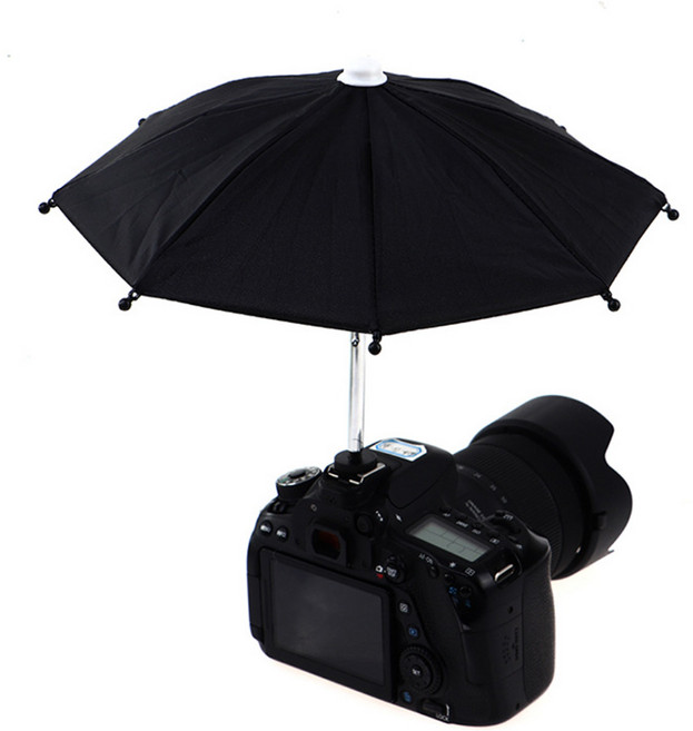 까마느 카메라 햇빛가리개 휴대폰 자외선 차단 우산, 1개