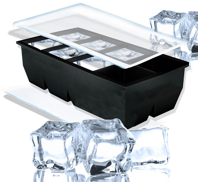 몬스터큐브 하이볼 얼음틀 위스키 아이스 트레이 대형 사각 빅 8구, 1개