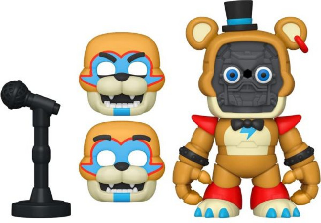 Funko 펀코팝 Five Nights at Freddy's FNAF 스냅 Glam Rock Freddy Fuzzbear - 수집용 비닐 피규어 선물 아이디어 상품, Funko 펀코팝 Five Nights at Fredd