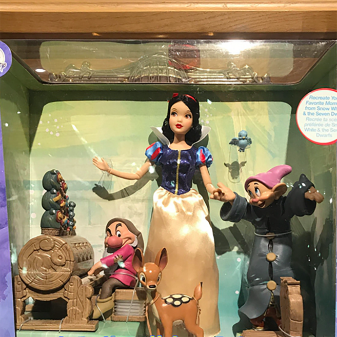 백설공주 피규어세트 상하이디즈니랜드, 벨, 1개