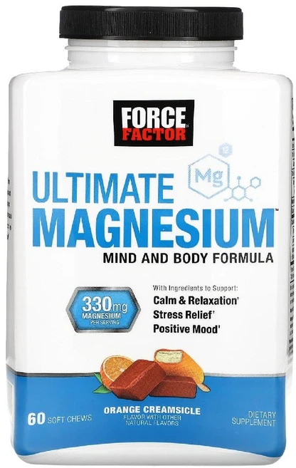 포스팩터 Ultimate Magnesium L테아닌 감마 아미노뷰티릭산 소프트츄 60개, 1개, 60정 - 쿠팡