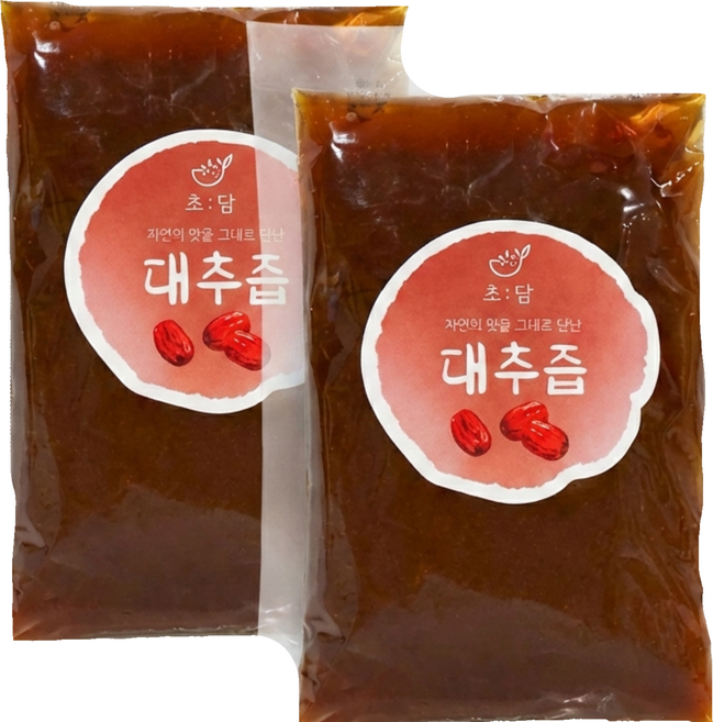 초담 100% 무설탕 수제 경산 대추즙 진한 대추차 원액, 1박스, 30개입, 100ml