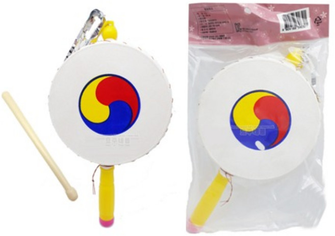 인효교재 베리엔젤 소고 비닐형 ( 전통소고 타악기 소고채 소고악기, 1개