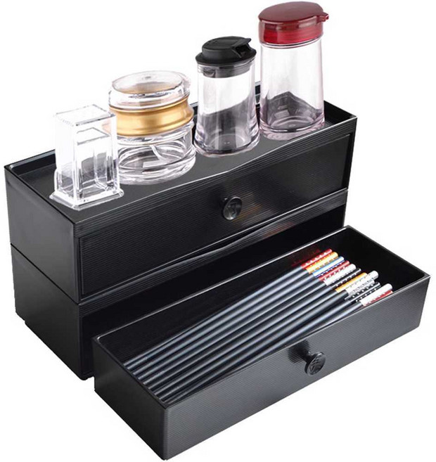 서랍형 수저통 일식 이자카야 식당 선반 일본식, 1개