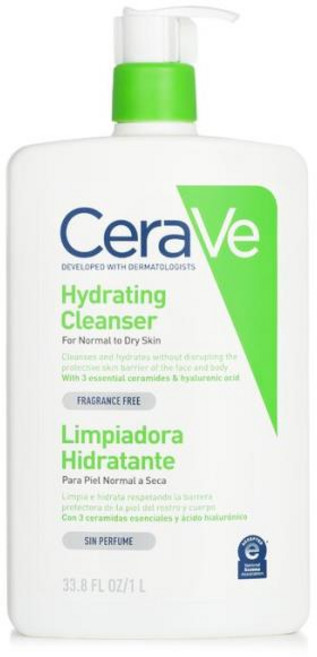 세라브 하이드레이팅 클렌저 포 노말 to 드라이 스킨 1000ml, 1L, 1개