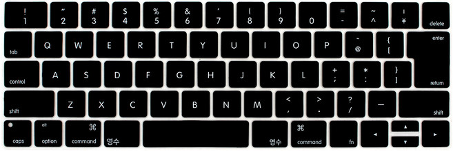 애플적용 맥북적용 키보드 커버 에어/pro13/15 일본어/일본어/영어 사용, 애플 일본어 13 인치, 금, 1개