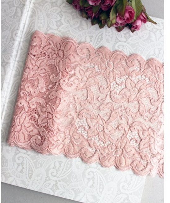 릴리패브릭 스판레이스]오나라-인디핑크 (1481797), 1개