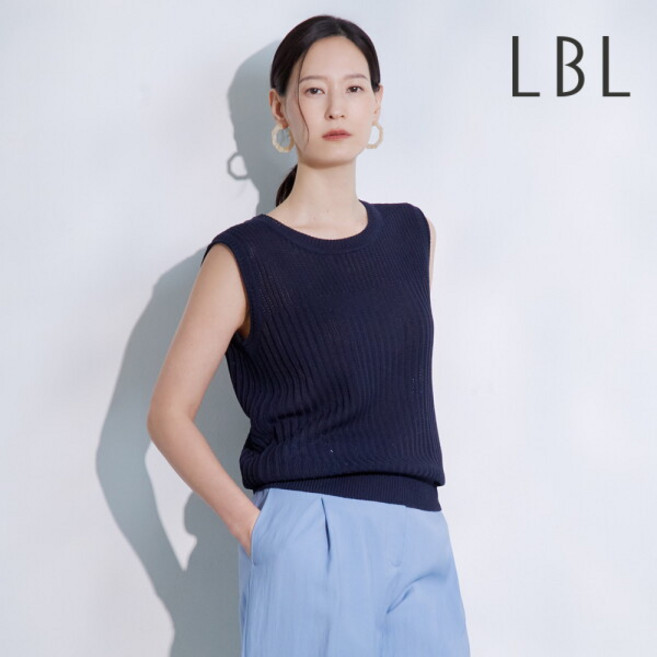 [LBL] (26SS) 프렌치린넨 블렌디드 슬리브리스 니트 3종