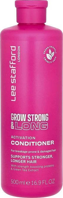 몸관리하세요 겨울입니다 Lee Stafford Grow Strength & Long 액티베이션 컨디셔너 끊어짐 및 손상 모발용 500ml(16.9fl oz) 특별관리진행, LeeStaffordGrowStrengthLong액티베 - 쿠팡