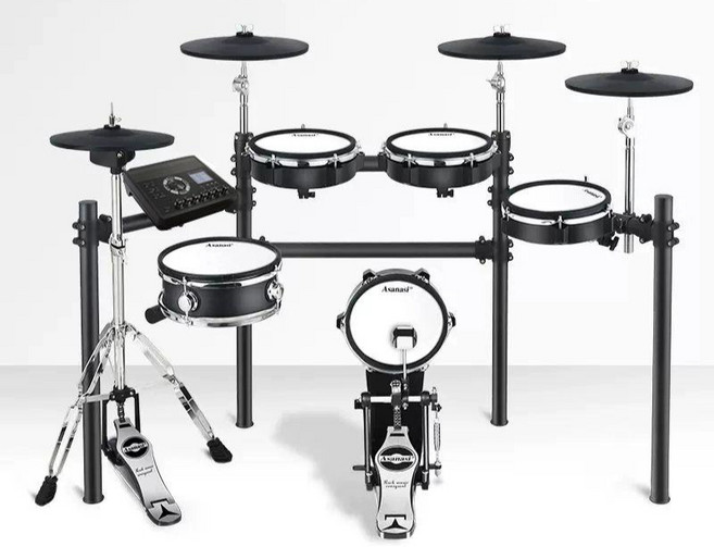 전문가급 전자드럼 풀세트 올메쉬 입문용 공연용 독립하이햇 독립베이스 블루투스, 1개, MX510 풀세트 + 30W앰프