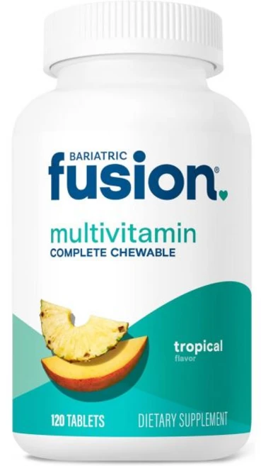 Bariatric Fusion Bariatric Multivitamin with Iron Complete Chewable | Strawberry | Post Bariatric, 120 Count (Pack of 1), Tropical - 쿠팡
