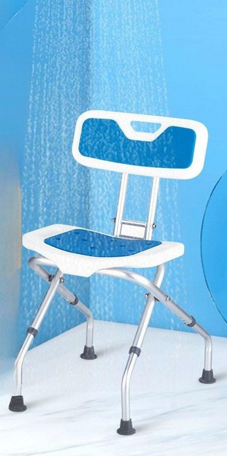 노인 환자 목욕의자 등받이 간이 리프트 요양원 목욕 샤워의자 화장실, 360도 회전 좌판-목욕